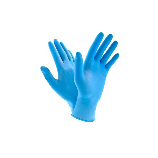 Paquete de 200 guantes de nitrilo azul de 4 mil