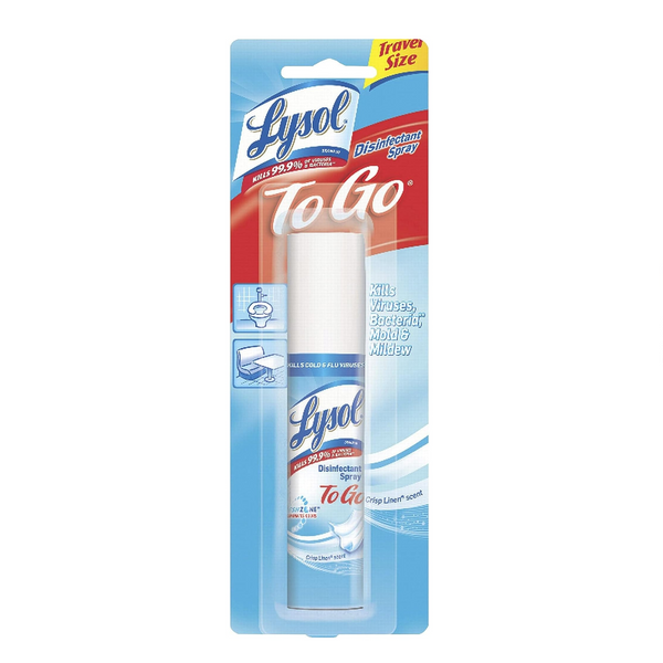 Lysol Disinfectant Spray to Go, Crisp Linen