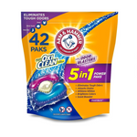 Arm & Hammer Plus OxiClean With Odor Blasters Laundry Detergent 5-IN-1 Power Paks (42 Count)