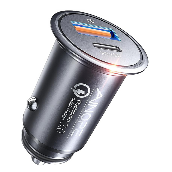 Cargador de coche de doble puerto AINOPE de 54 W