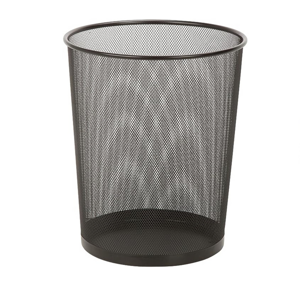 Honey-Can-Do Steel Mesh Powder-Coated 4.7 Gallon Waste Basket