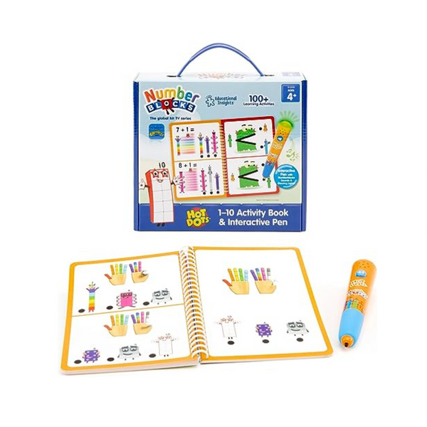 Educational Insights Numberblocks Hot Dots Workbook