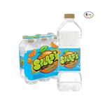 6 Pack of Splash Blast, Flavored Water Beverage, Mandarin Orange Flavor (16.9 Fl Oz Plastic Bottles)