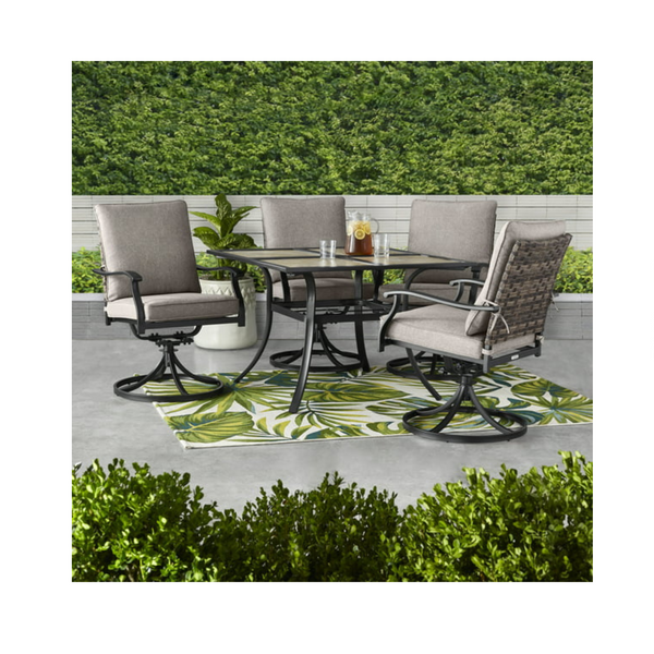 Better Homes &amp; Gardens Elmdale Juego de comedor al aire libre de 5 piezas