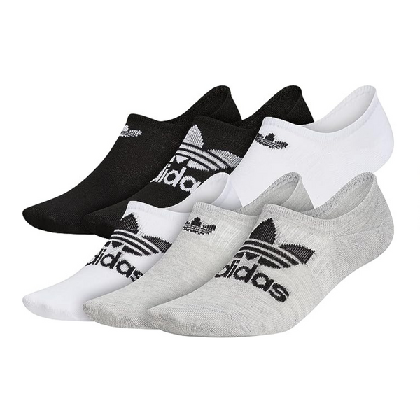 adidas Originals Men’s Classic Trefoil Superlite Super No Show Socks (6-Pairs)