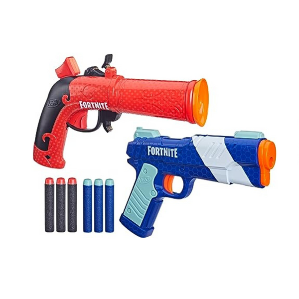 NERF Fortnite Dual Pack With 2 Blasters And 6 Elite Foam Darts