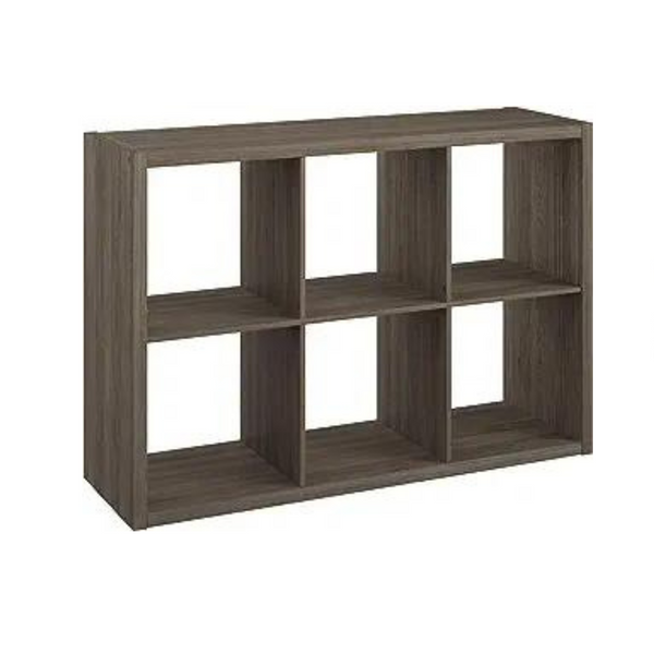 ClosetMaid Decorative Open Back 6-Cube Storage Organizer