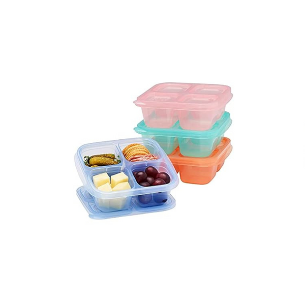 ¡Ahorre hasta un 47 % en contenedores de alimentos reutilizables con compartimento Bento de EasyLunchboxes!