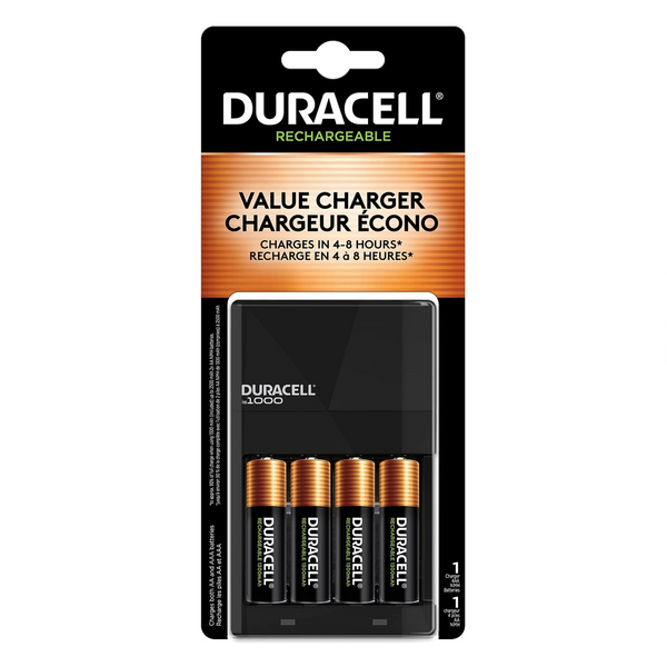 Duracell Ion Speed 1000 Battery Charger for AA and AAA batteries