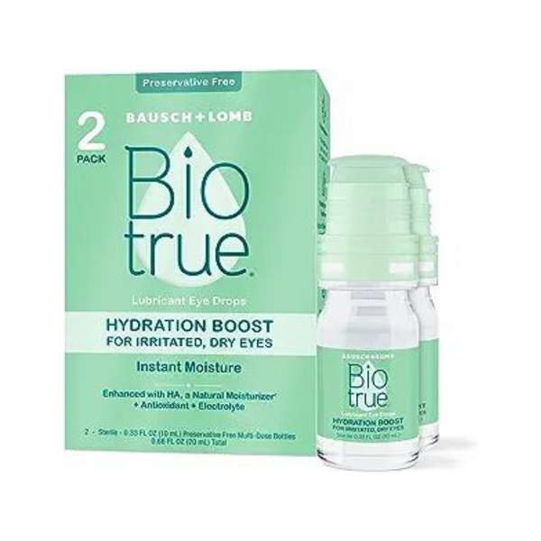 Bausch + Lomb Biotrue Gotas para los ojos hidratantes (0.3 fl oz, paquete de 2)
