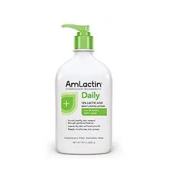 AmLactin Loción Hidratante Diaria 14.1oz. Botella de bomba