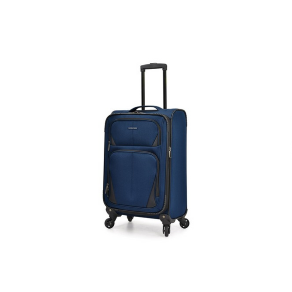 U.S. Traveler Expandable Softside 22″ Carry-On Luggage with Spinner Wheels