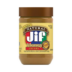 5 Jars of JIF Natural Creamy Peanut Butter Spread and Honey