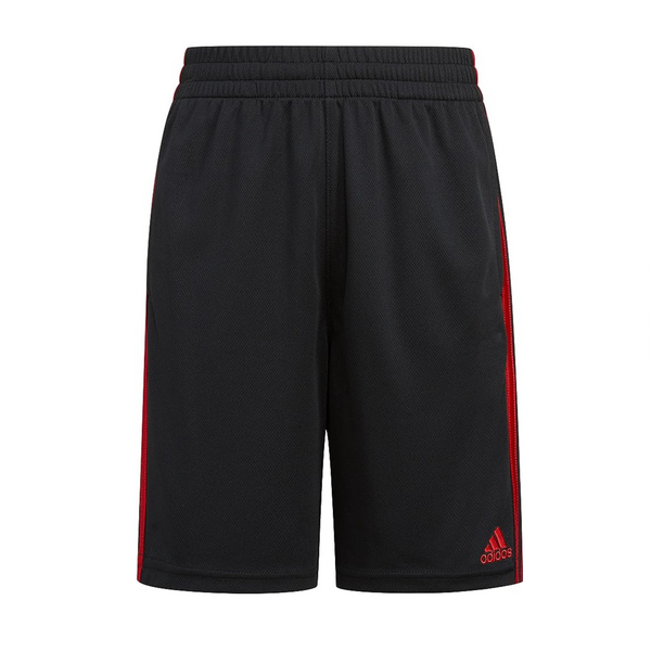 adidas Boys’ Big Elastic Waistband Classic 3-Stripes Shorts