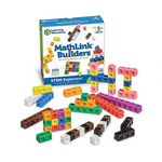 Learning Resources MathLink Builders 100 Piece Kindergarten STEM Set