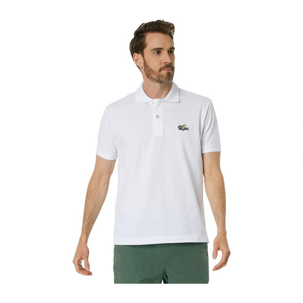 Lacoste Contemporary Collection's Men's Netflix Lupin Short Sleeve Classic Fit Polo Shirt