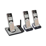 3 AT&T Expandable Cordless Phones With Answering System