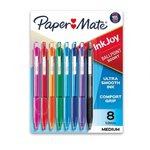 Paper Mate InkJoy Retractable Ballpoint Pens, Medium Point (1.0mm), Assorted (8 Count)