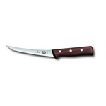 Victorinox 6-Inch Curved Rosewood Boning Knife with Semi-Stiff Blade