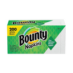 Bounty Paper Napkins, White, 200 Count