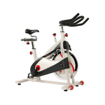 Sunny Health & Fitness Premium Indoor Cycling Exercise Bike with Clip-In Pedals