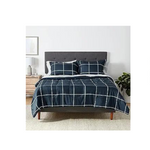 Amazon Basics Lightweight Microfiber Bed-in-a-Bag Comforter 7-Piece Bedding Set
