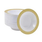 JOLLY CHEF 50 Disposable 12 Oz Premium Plastic Bowls