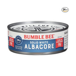24 Cans of Bumble Bee Solid White Albacore Tuna in Oil (5 oz Cans)