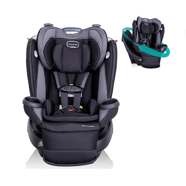 Evenflo Revolve360 Extend All-in-One Rotational Car Seat with Quick Clean Cover