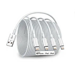 4-Pack iPhone Charger Cord 6ft Long