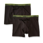 Calvin Klein Boys Performance Boxer Brief Underwear (2 Pack)