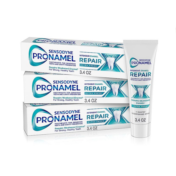 3 tubos de pasta de dientes Sensodyne Pronamel reparadora intensiva del esmalte
