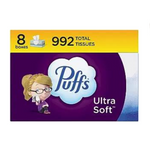 24 Boxes of Puffs Ultra Soft Non-Lotion Facial Tissue