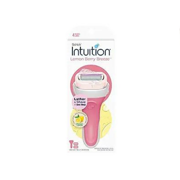 2-Pack Schick Intuition Lemon Berry Breeze Razors for Women