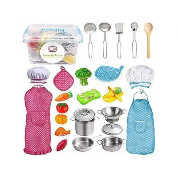 Kids Kitchen Cooking Pretend Play Toys