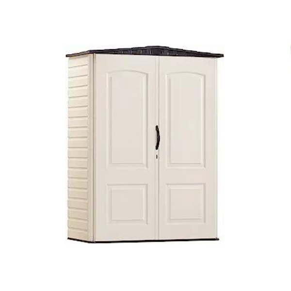 Rubbermaid Resin Weather Resistant Outdoor Storage Shed, 5 x 2 ft.