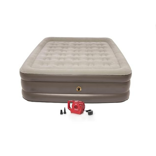 Coleman Queen Mattress with Rechargeable Pump