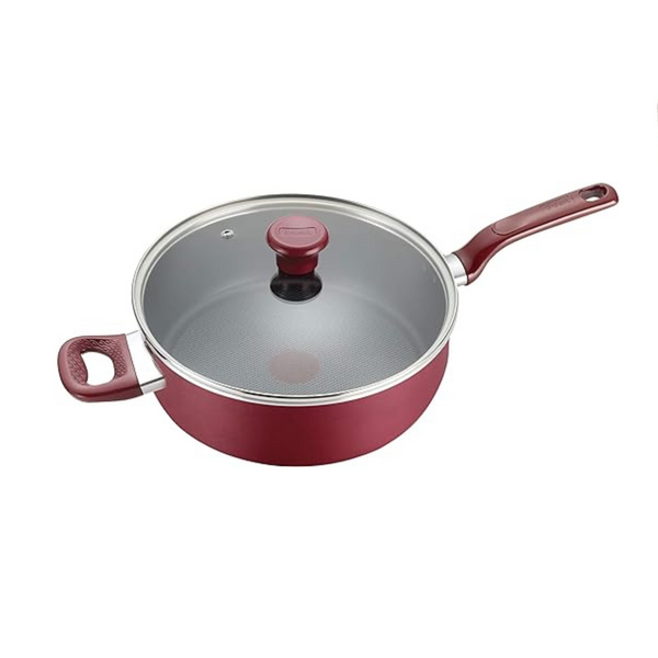 T-fal 5-Quart Excite ProGlide Nonstick Thermo-Spot Heat Indicator Dishwasher Oven Safe Jumbo Cooker