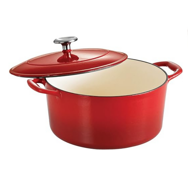 Tramontina 5.5 Quart Enameled Cast Iron Covered Round Dutch Oven