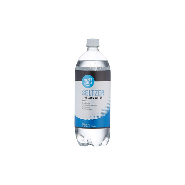 Agua con gas Happy Belly Seltzer (33,8 onzas líquidas)