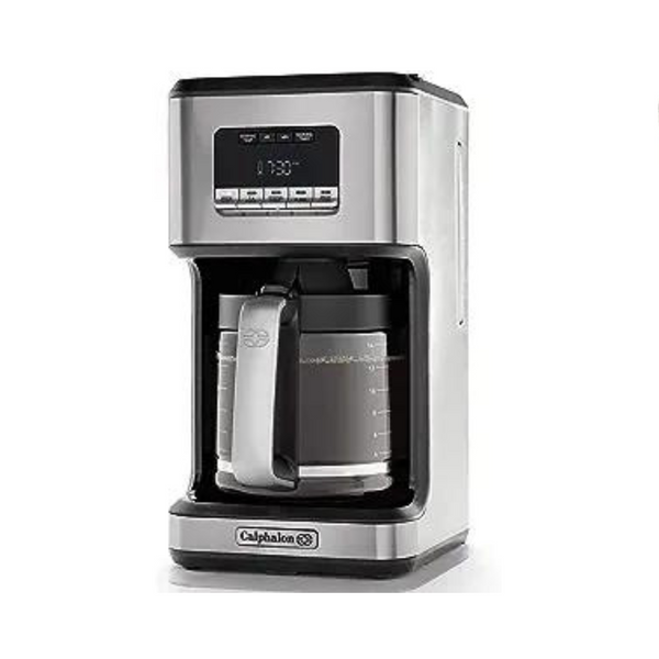 Calphalon Programmable Coffee Machine with Glass Carafe, 14 Cups