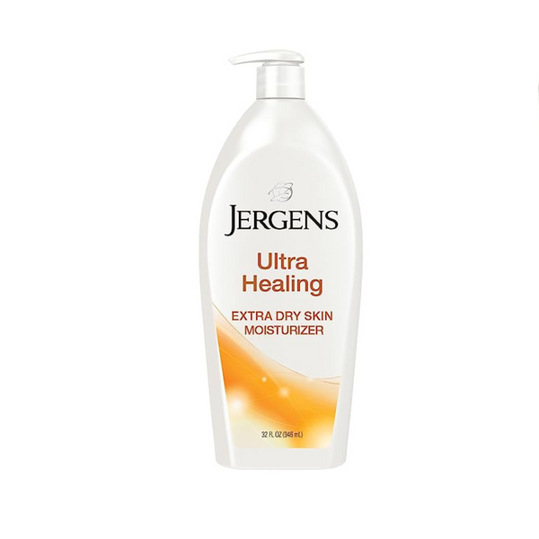 2 Bottles Of 32oz Jergens Ultra Healing Moisturizer Cream
