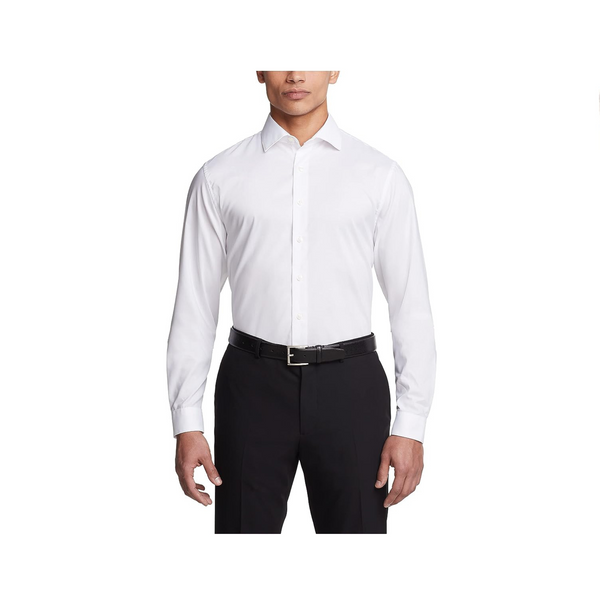 Kenneth Cole Men's Slim Fit Solid Dress Shirt