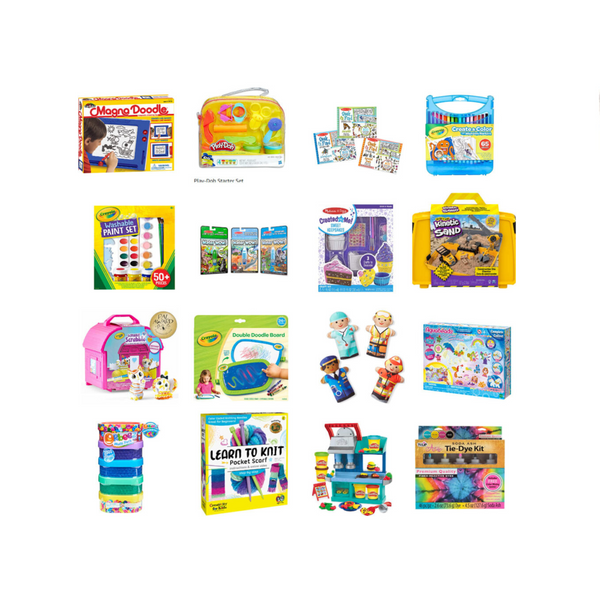 Buy 2, save 50% on 1 On Select Play Doh, Kinetic Sand, Crayola, Craft Kits and Much More