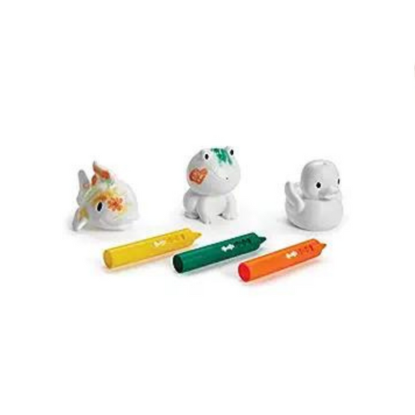 Munchkin Color Me Bath Squirts and Crayon Set
