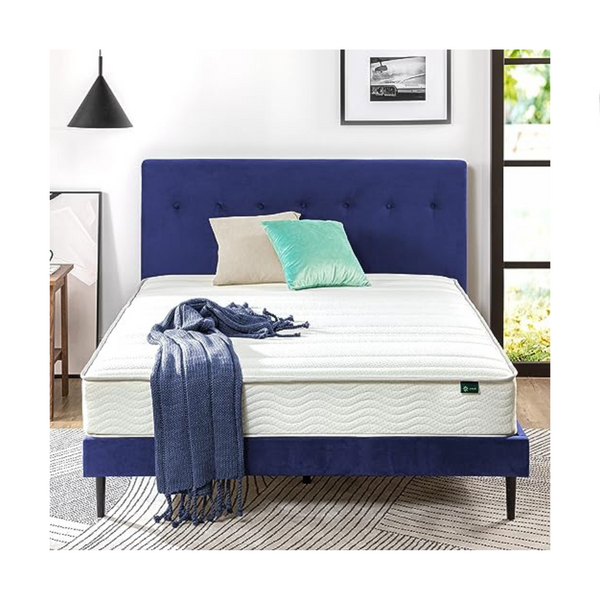 Zinus 8 Inch Foam and SpringMattress, Mattress-in-a-Box (Full)