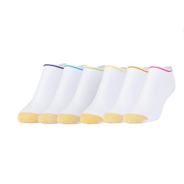 6 pares de calcetines interiores GoldToe para mujer