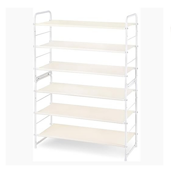 Simple Trending 6-Tier Stackable Shoe Rack