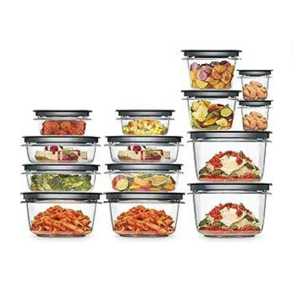 Contenedores de almacenamiento de alimentos Rubbermaid de 28 piezas