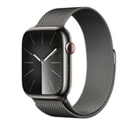 Apple Watch Series 9 [GPS + Cellular 45mm] Smartwatc,. Fitness Tracker, Blood Oxygen & ECG Apps, Always-On Retina Display